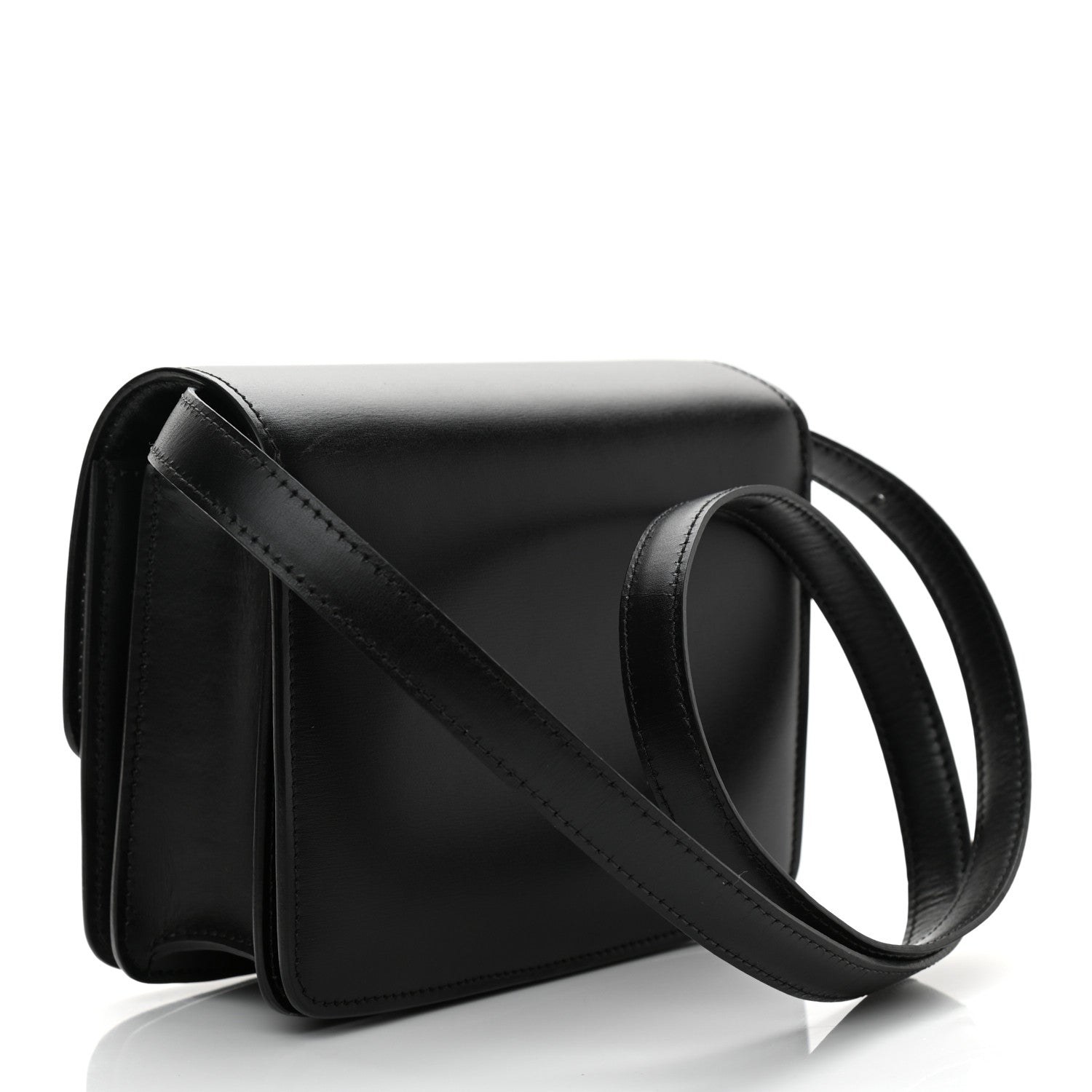 Celine Box Calfskin Small Classic Box Flap Bag Black 3 of 10
