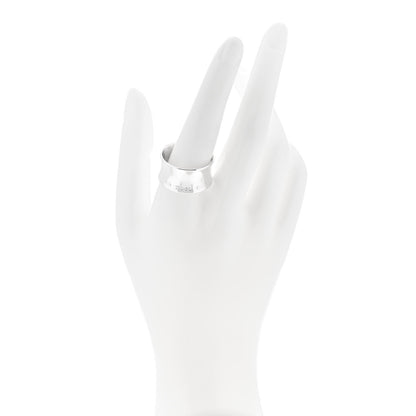 Tiffany Sterling Silver Wide 1837 Ring 60 9 2 of 4