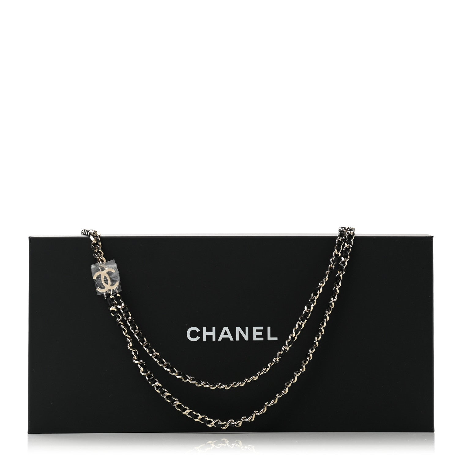 Chanel Lambskin CC Chain Belt Black Gold 6 of 6