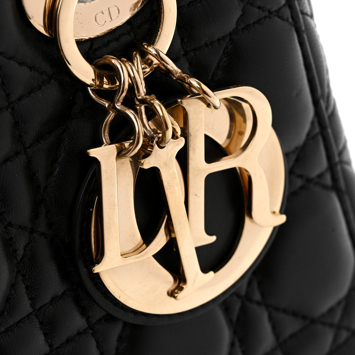 Christian Dior Lambskin Cannage Small My ABCDior Lady Dior Black 11 of 14