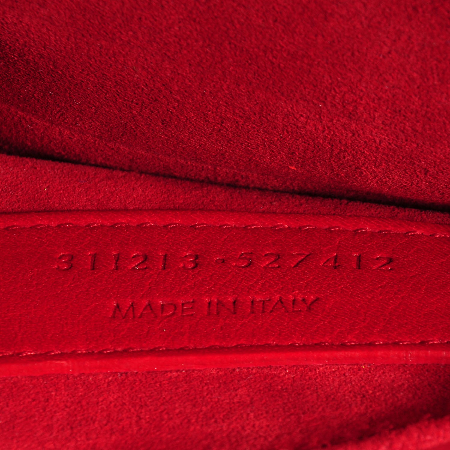 Saint Laurent Calfskin Classic Y Clutch Red 8 of 8