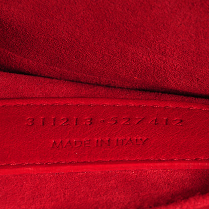 Saint Laurent Calfskin Classic Y Clutch Red 8 of 8