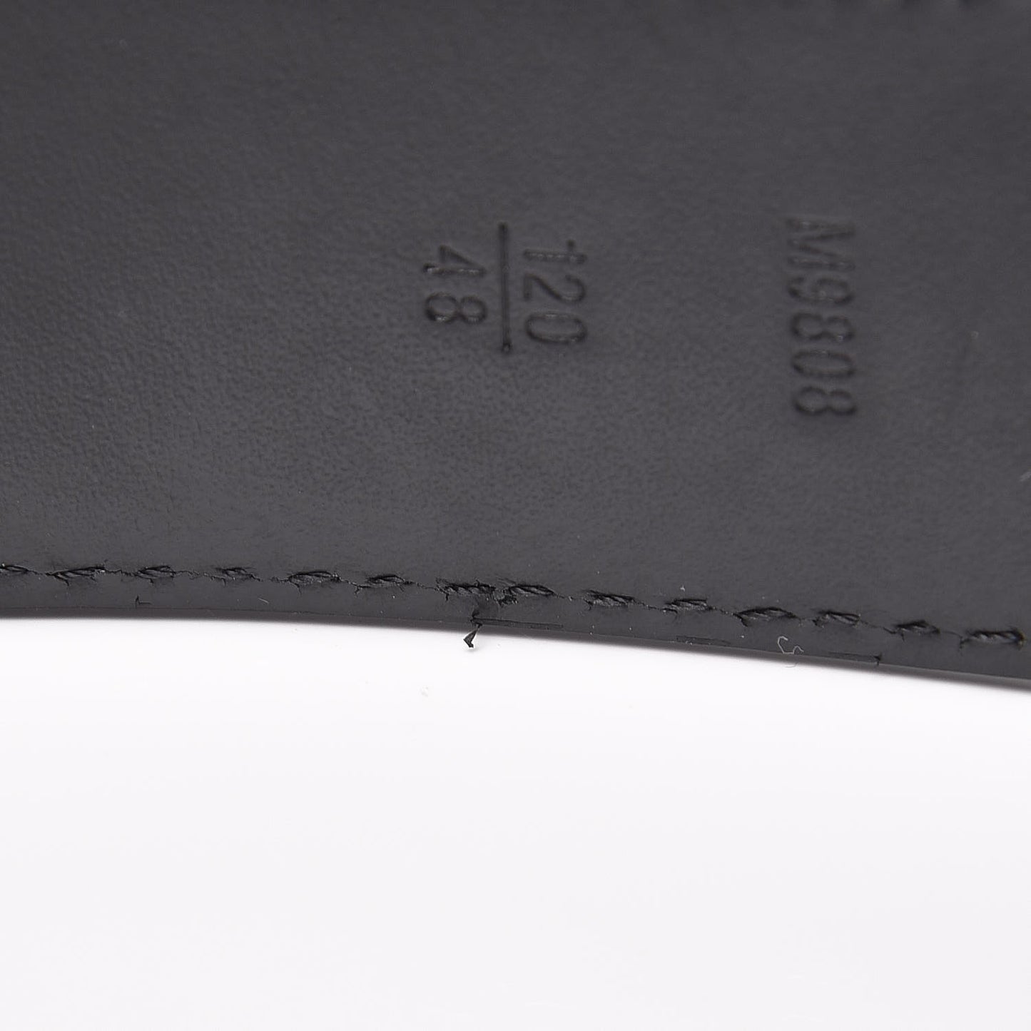 Damier Graphite 40mm LV Initiales Belt 120 48