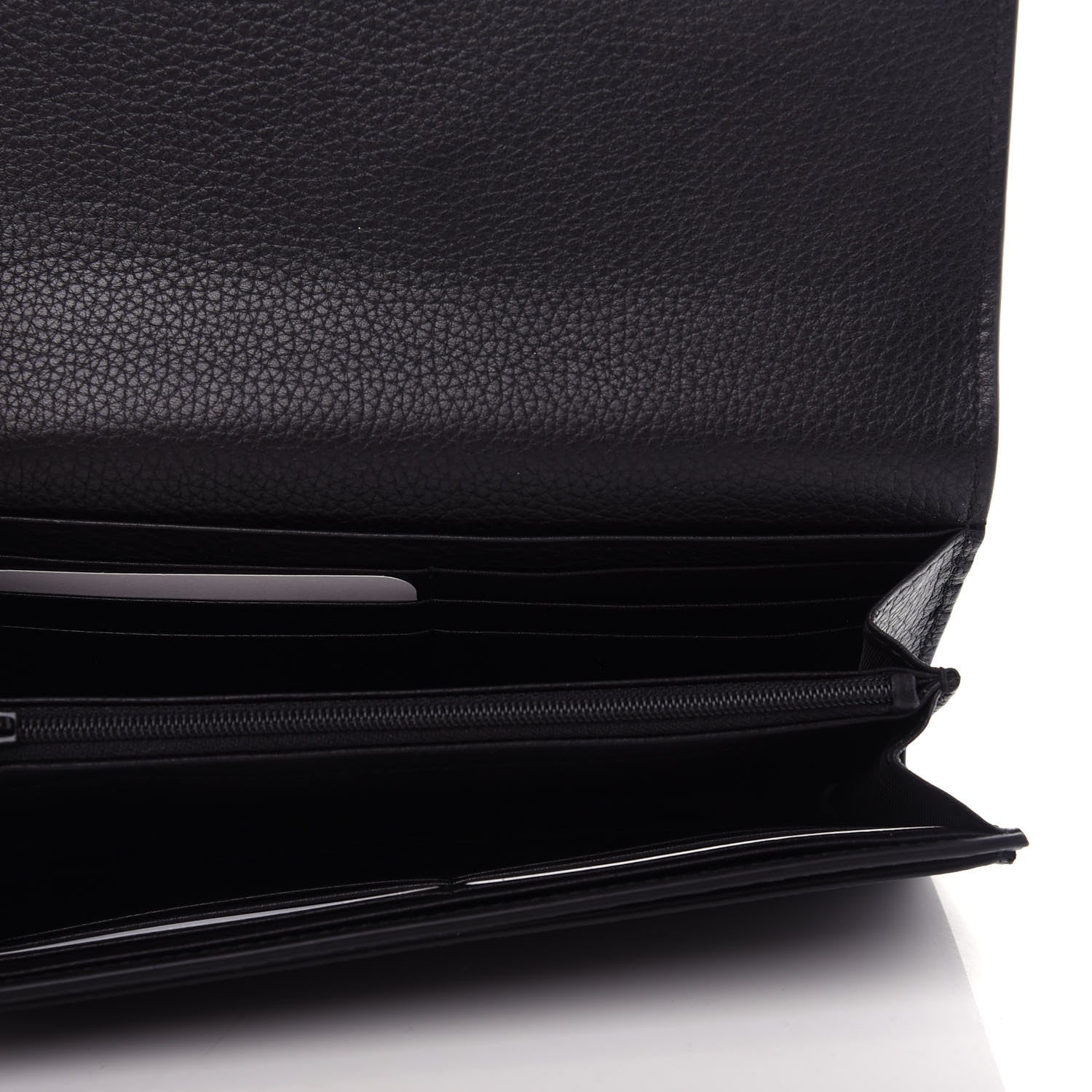 Gucci Calfskin Animalier Continental Wallet Black 5 of 7