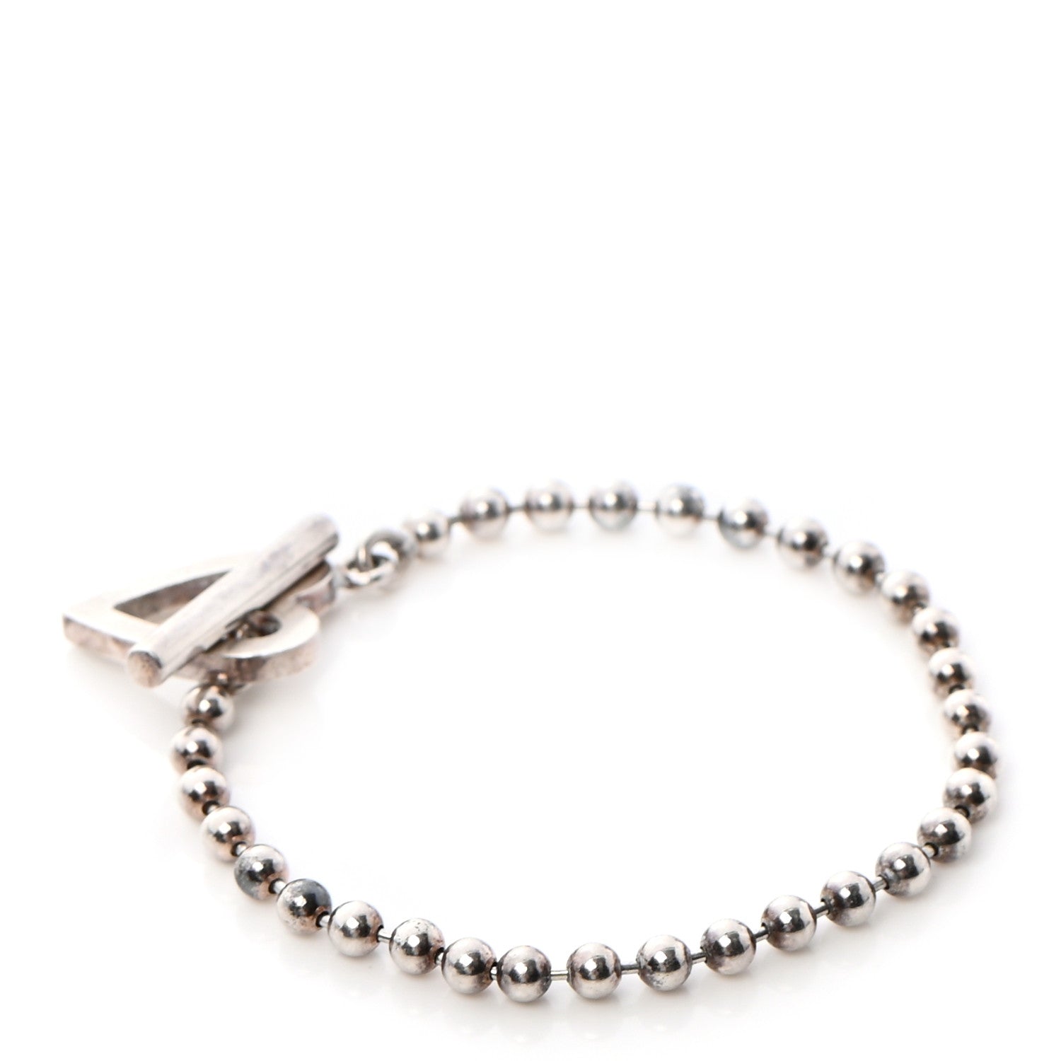 Gucci Sterling Silver Boule Heart Toggle Bracelet 3 of 6