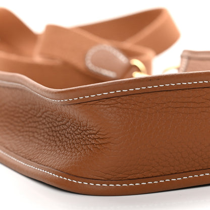 Hermes Taurillon Clemence Evelyne TPM Gold 8 of 9