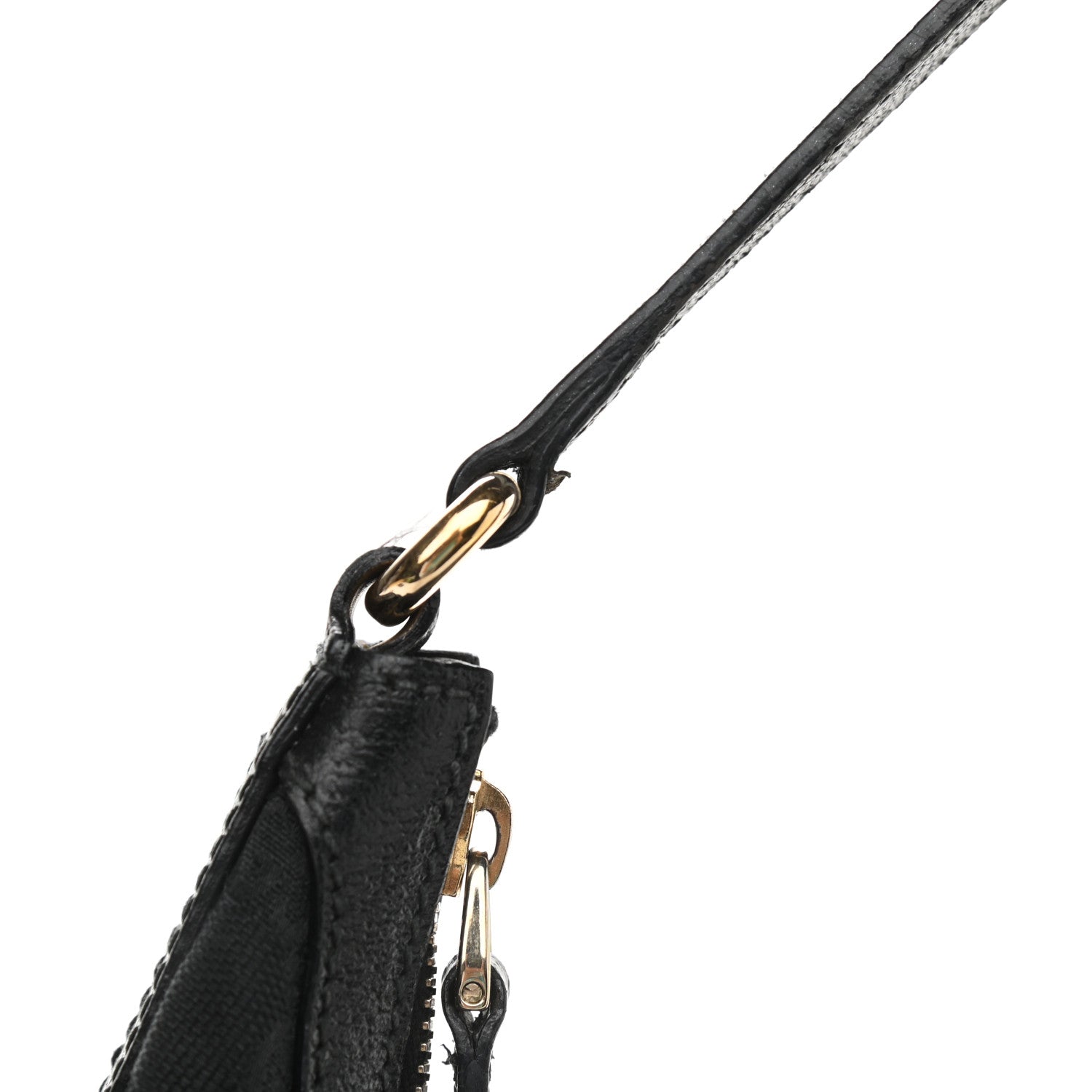 Gucci Monogram Medium Charmy Hobo Black 13 of 15