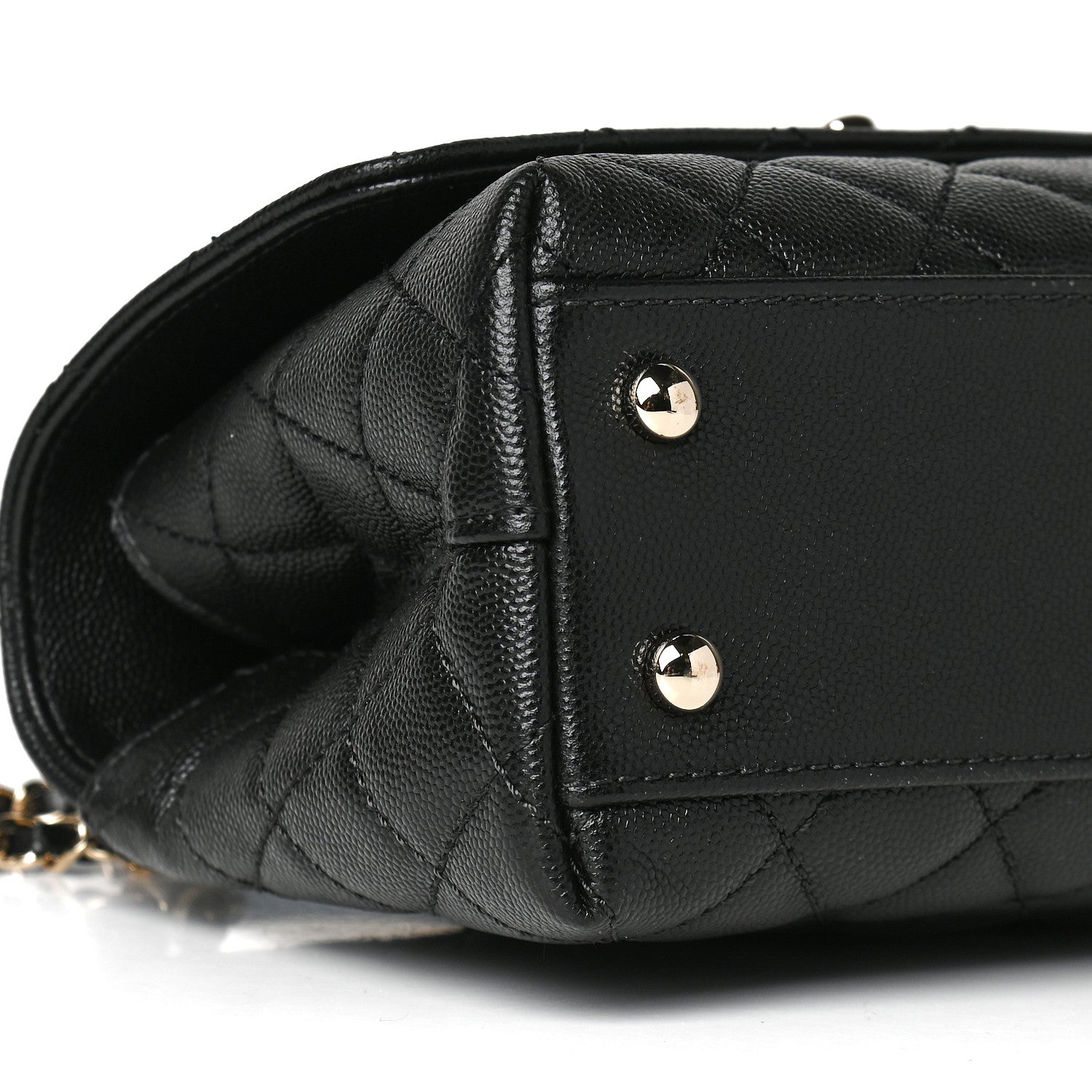 Chanel Caviar Quilted Mini Coco Handle Flap Black 8 of 9