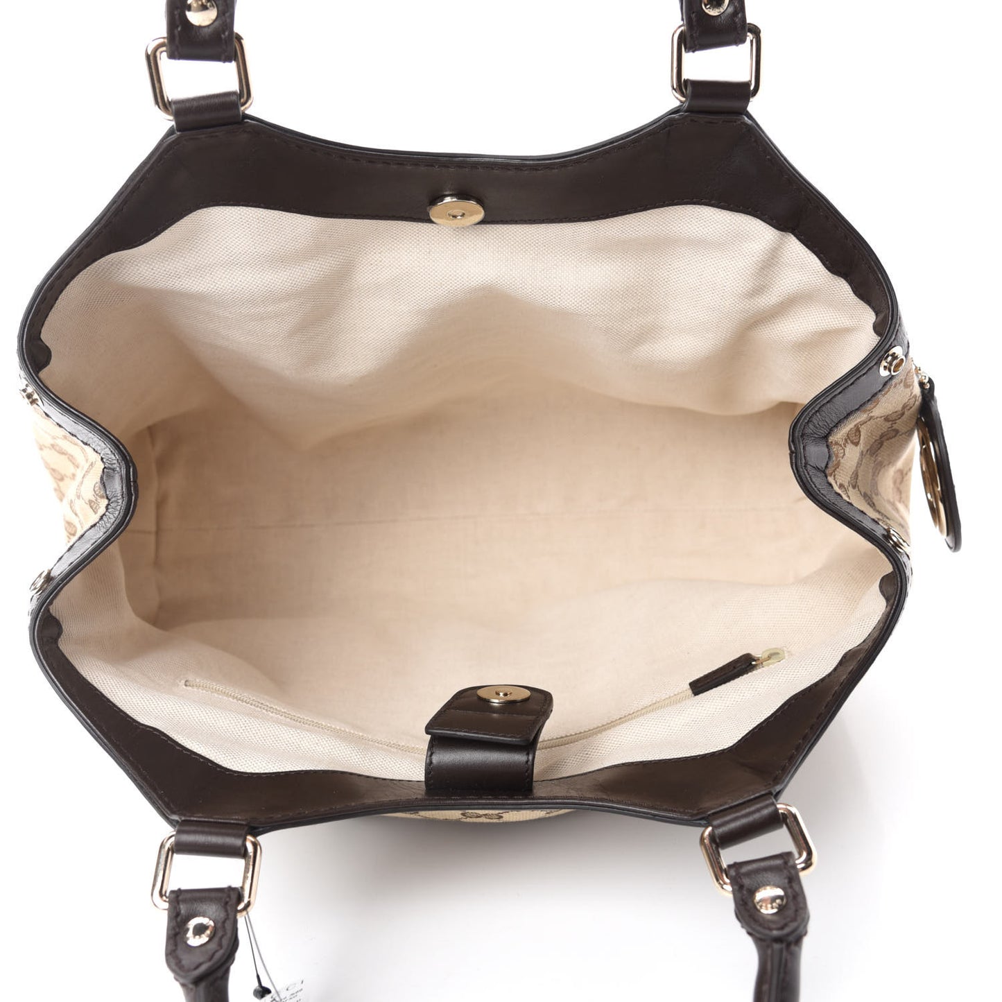 Monogram Medium Sukey Tote Dark Brown