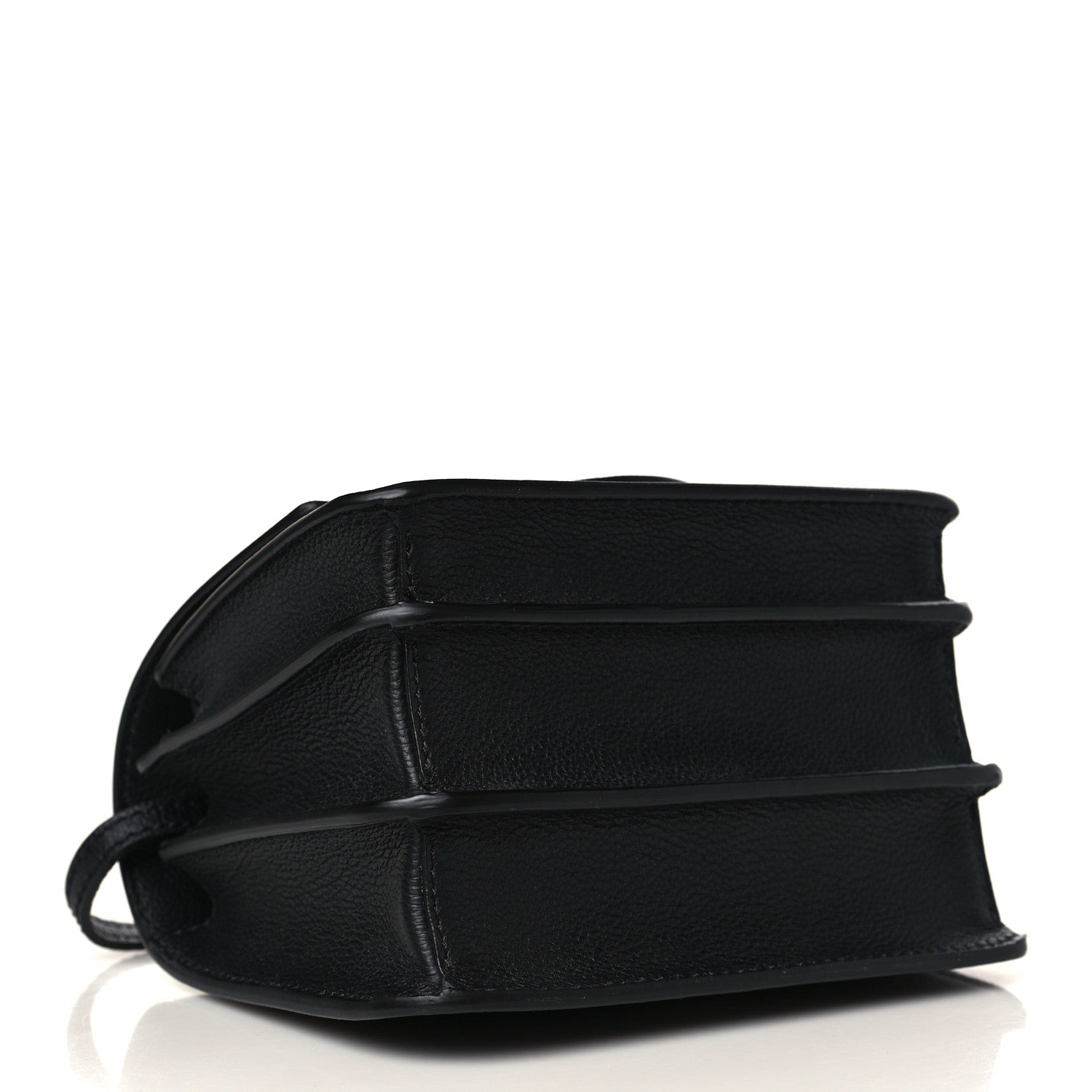 Versace Grained Calfskin Medusa Shoulder Bag Black 3 of 7