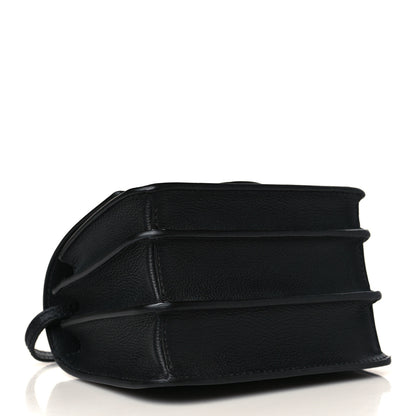 Versace Grained Calfskin Medusa Shoulder Bag Black 3 of 7