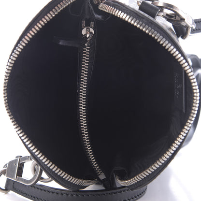 Gucci X SEGA Calfskin GUCCY Stars Mini Dome Shoulder Bag Black Gold 5 of 9