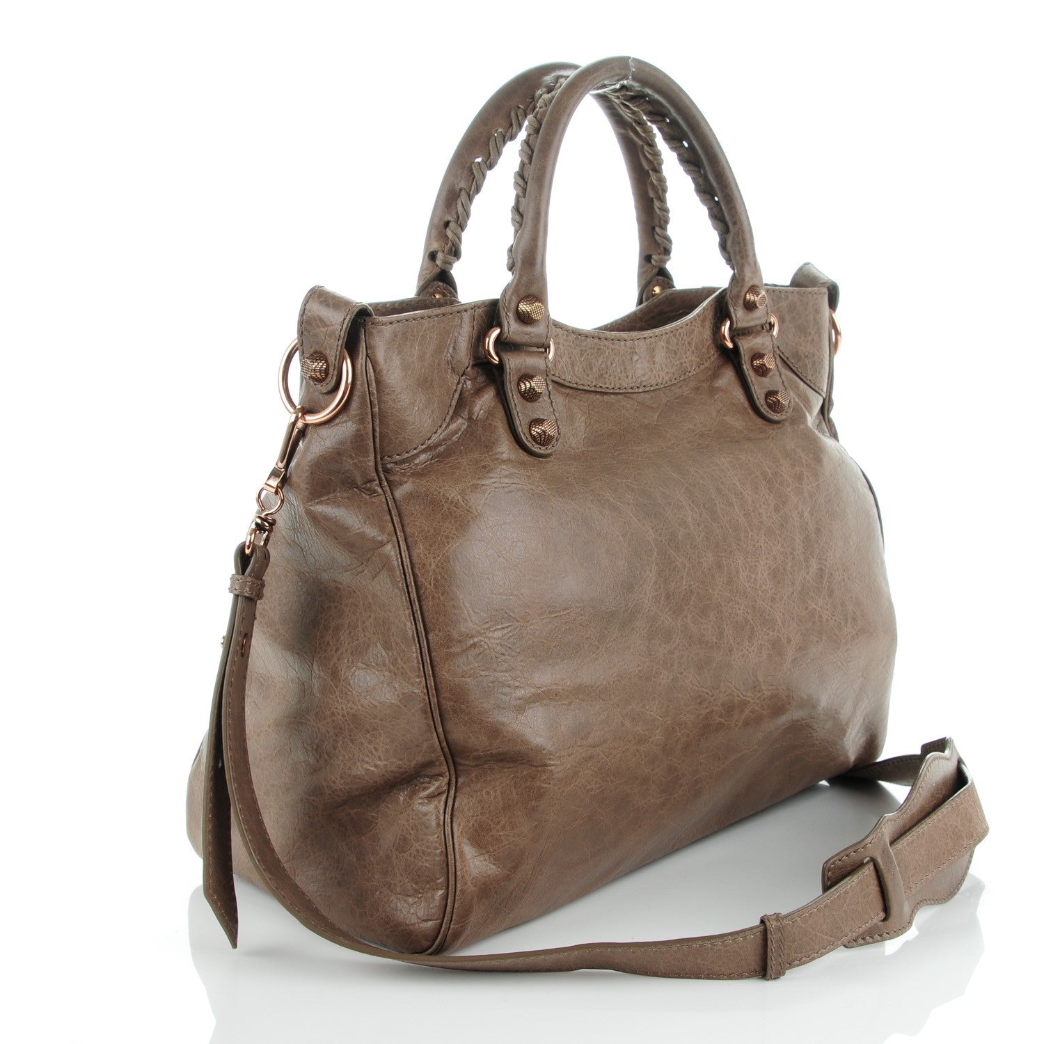 Balenciaga Agneau Giant 12 Rose Gold Hardware Velo Gris Poivre 3 of 7