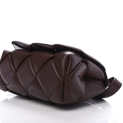 Bottega Veneta Nappa Intreccio Padded Top Handle Shoulder Bag Brownie 8 of 9