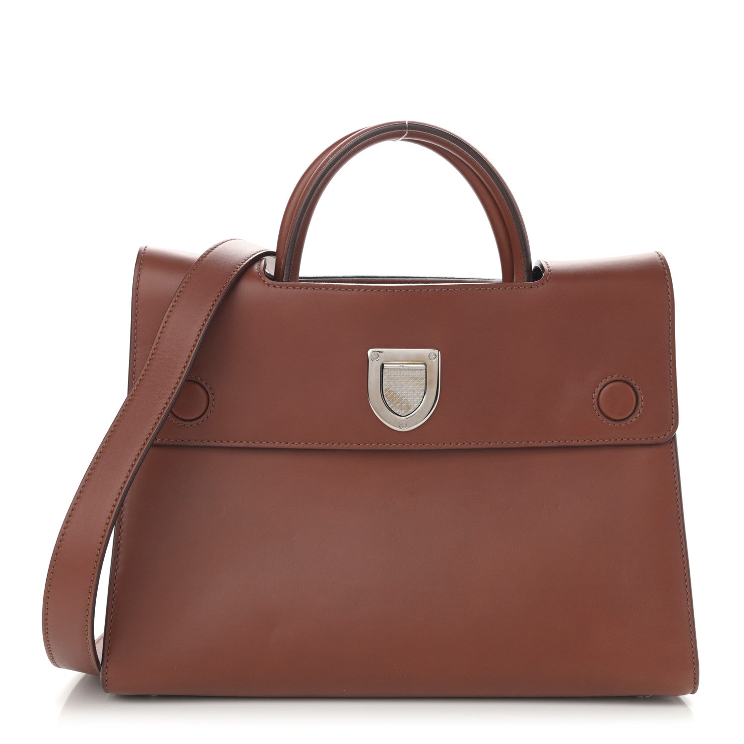 Christian Dior Smooth Calfskin Medium Diorever Flap Brown 1 of 12
