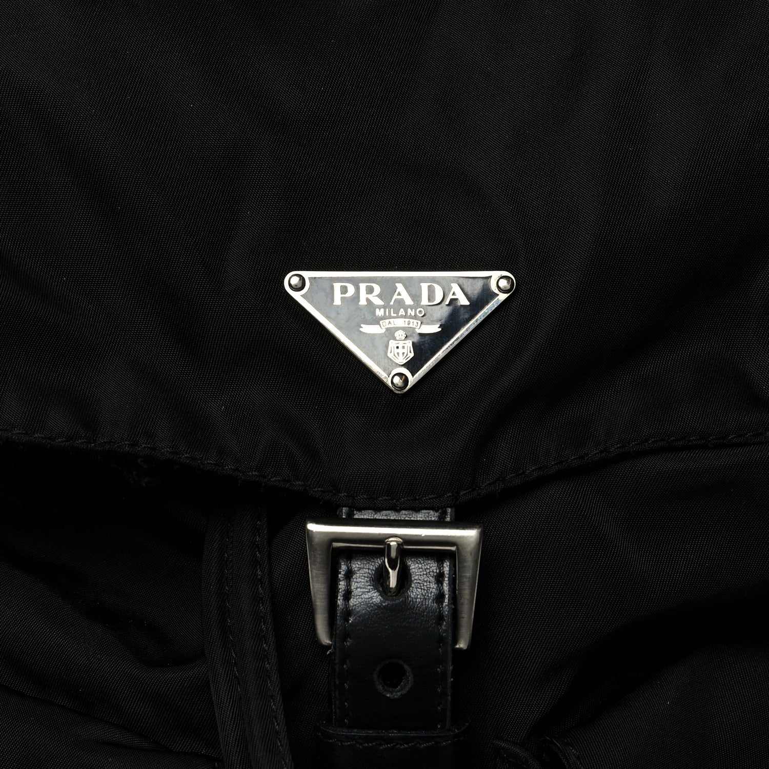 Prada Nylon Vela Medium Backpack Black 13 of 13