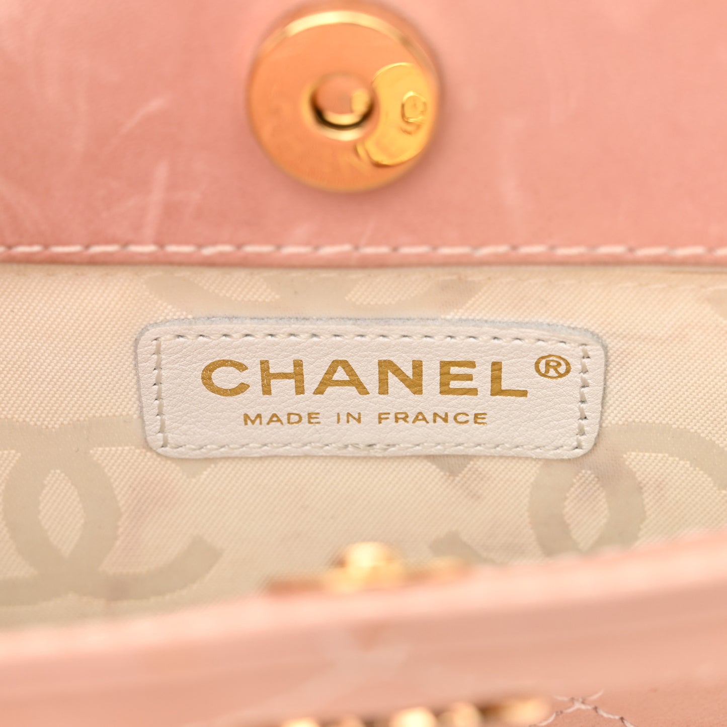 Lambskin Quilted Mini Evening Bag Pink