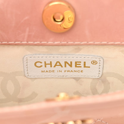 Chanel Lambskin Quilted Mini Evening Bag Pink 6 of 14