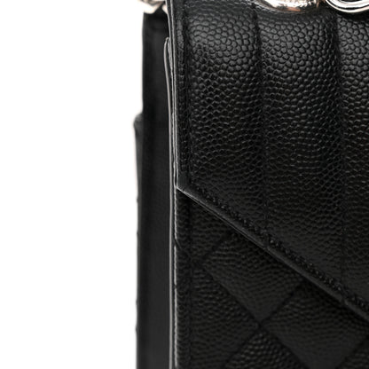 Saint Laurent Grain De Poudre Textured Mixed Matelasse Triquilt Medium Monogram Satchel Black 14 of 15