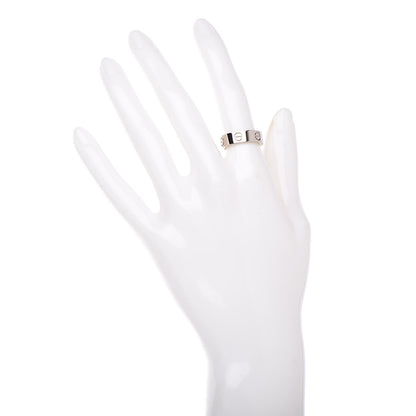 Cartier 18K White Gold 5.5mm LOVE Ring 51 5.75 2 of 5