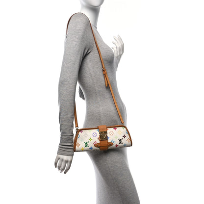 Louis Vuitton Monogram Multicolor Shirley White 2 of 13