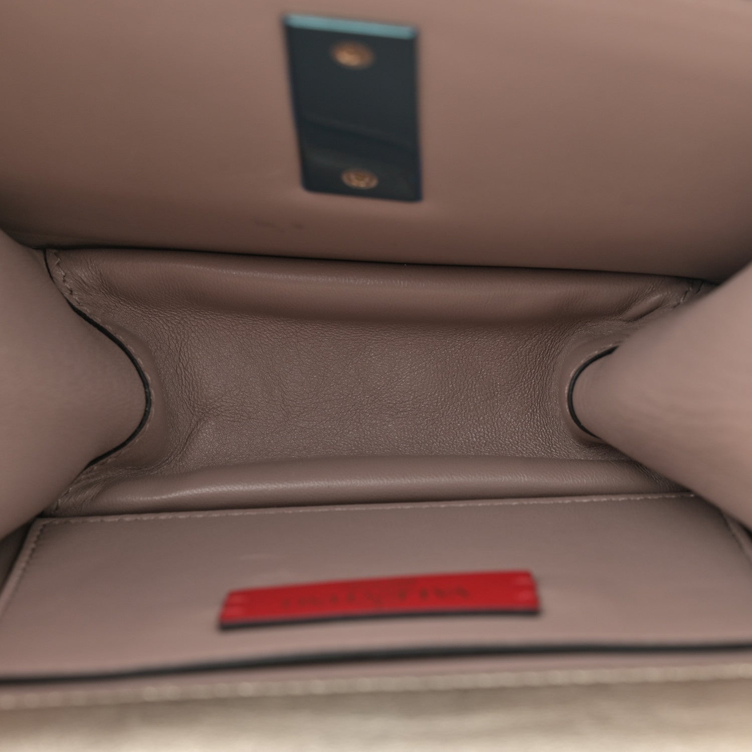 Valentino Garavani Metallic Calfskin Small VSling Shoulder Bag Gold 5 of 14