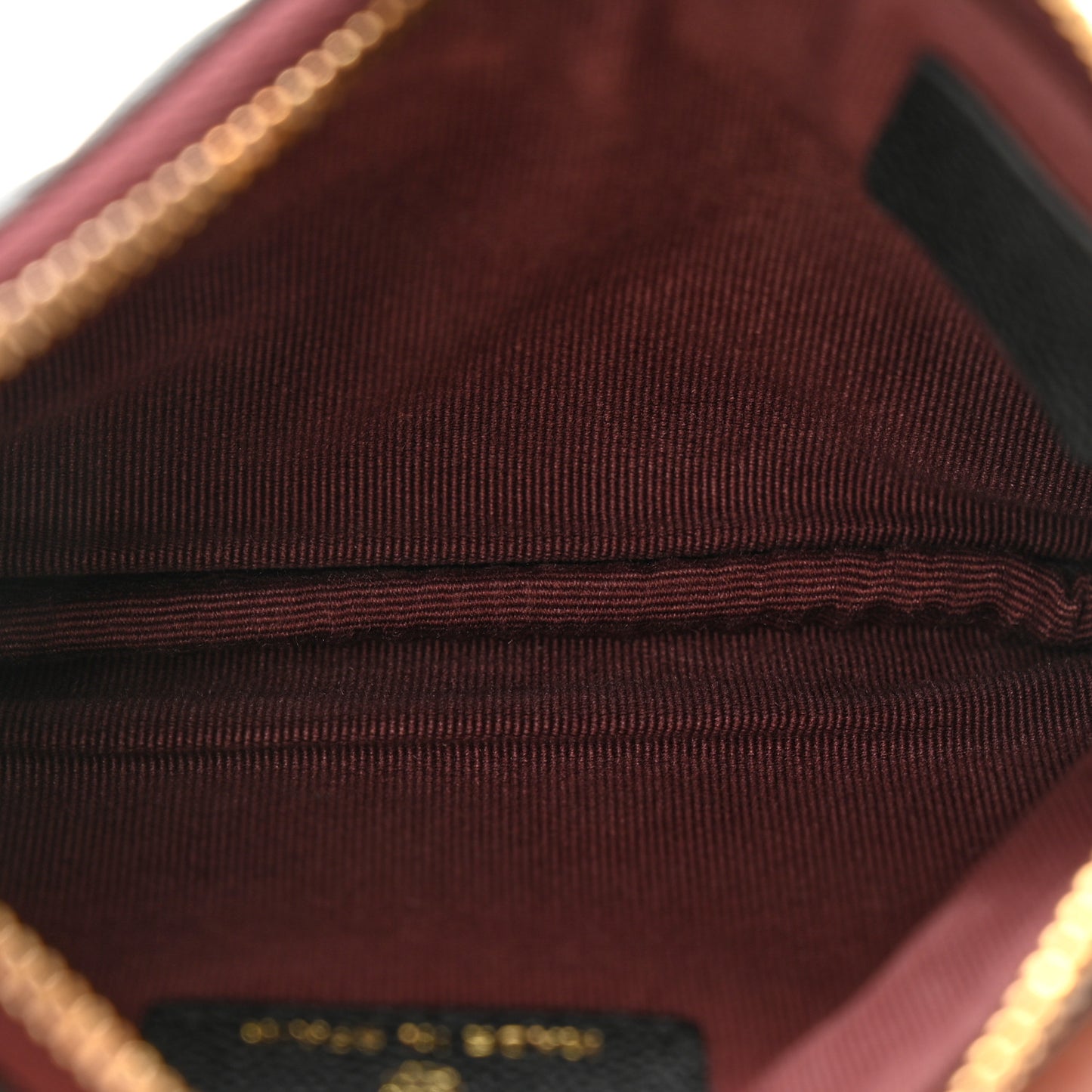 Caviar Quilted Small Cosmetic Case Black