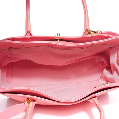 Chanel Calfskin Cerf Shopper Tote Pink 7 of 7