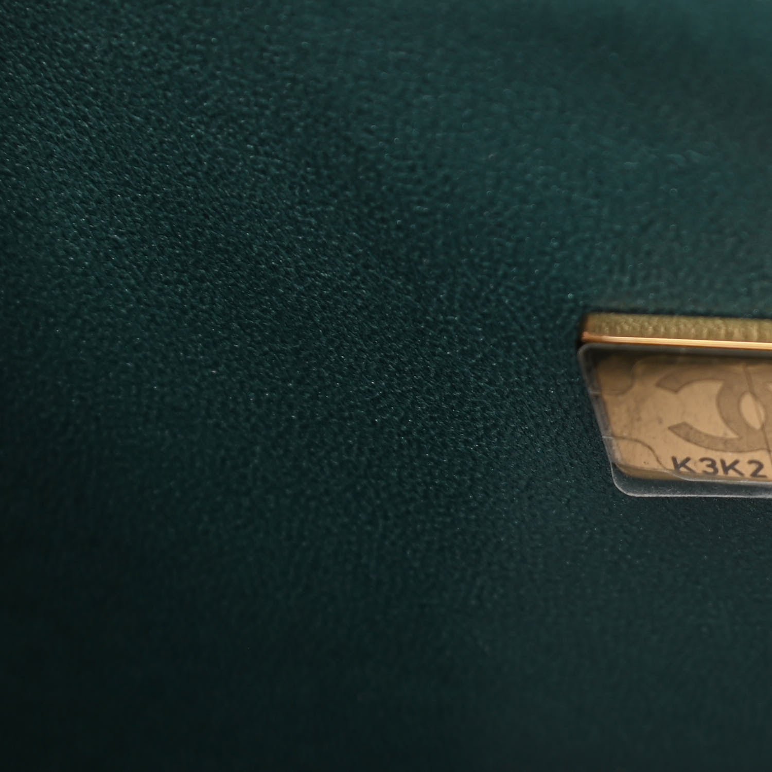 Chanel Iridescent Caviar Quilted Medium Double Flap Green 7 of 12
