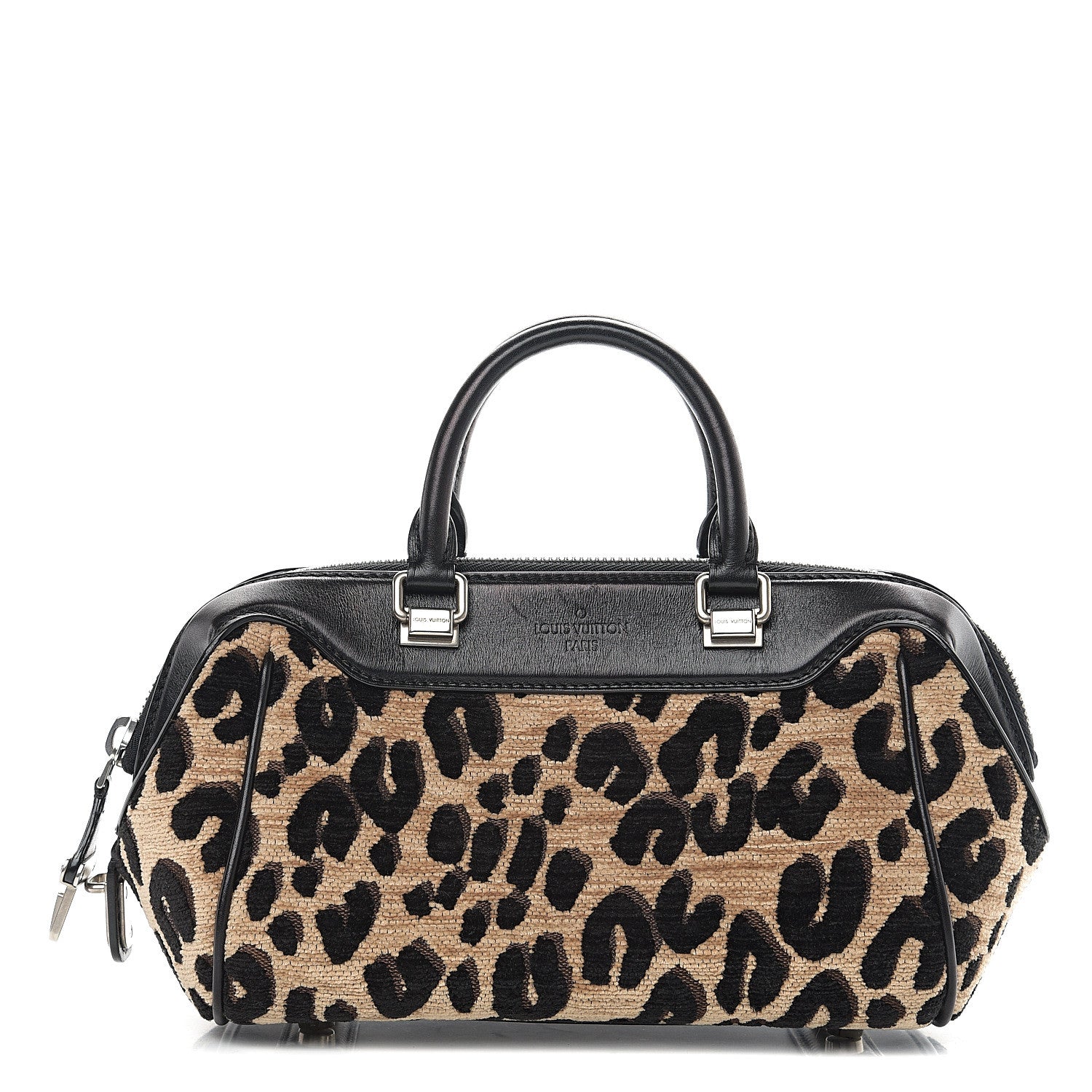 Louis Vuitton Jacquard Velvet Leopard Print Stephen Sprouse Baby Bag 1 of 9