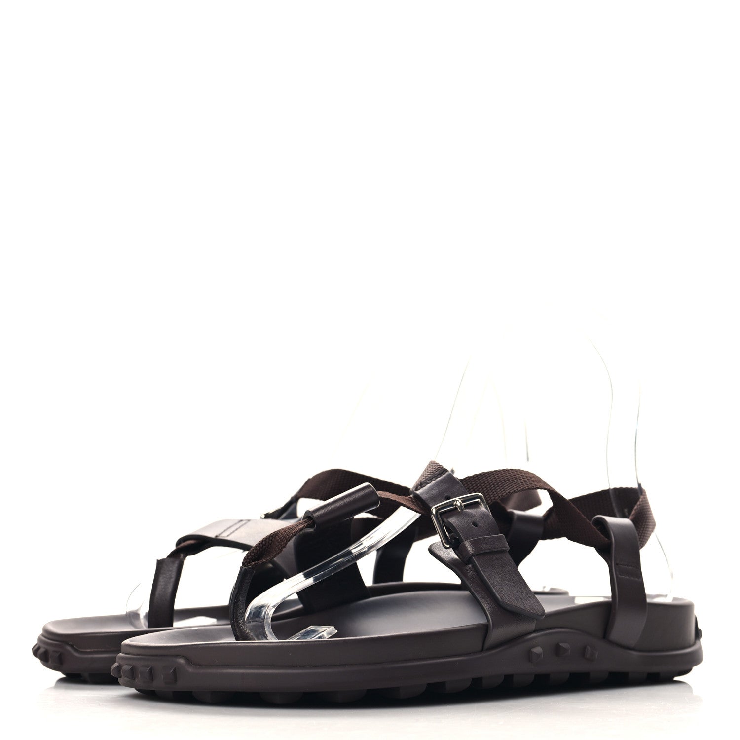 Hermes Calfskin Womens Inboard Sandals 37 4 of 12