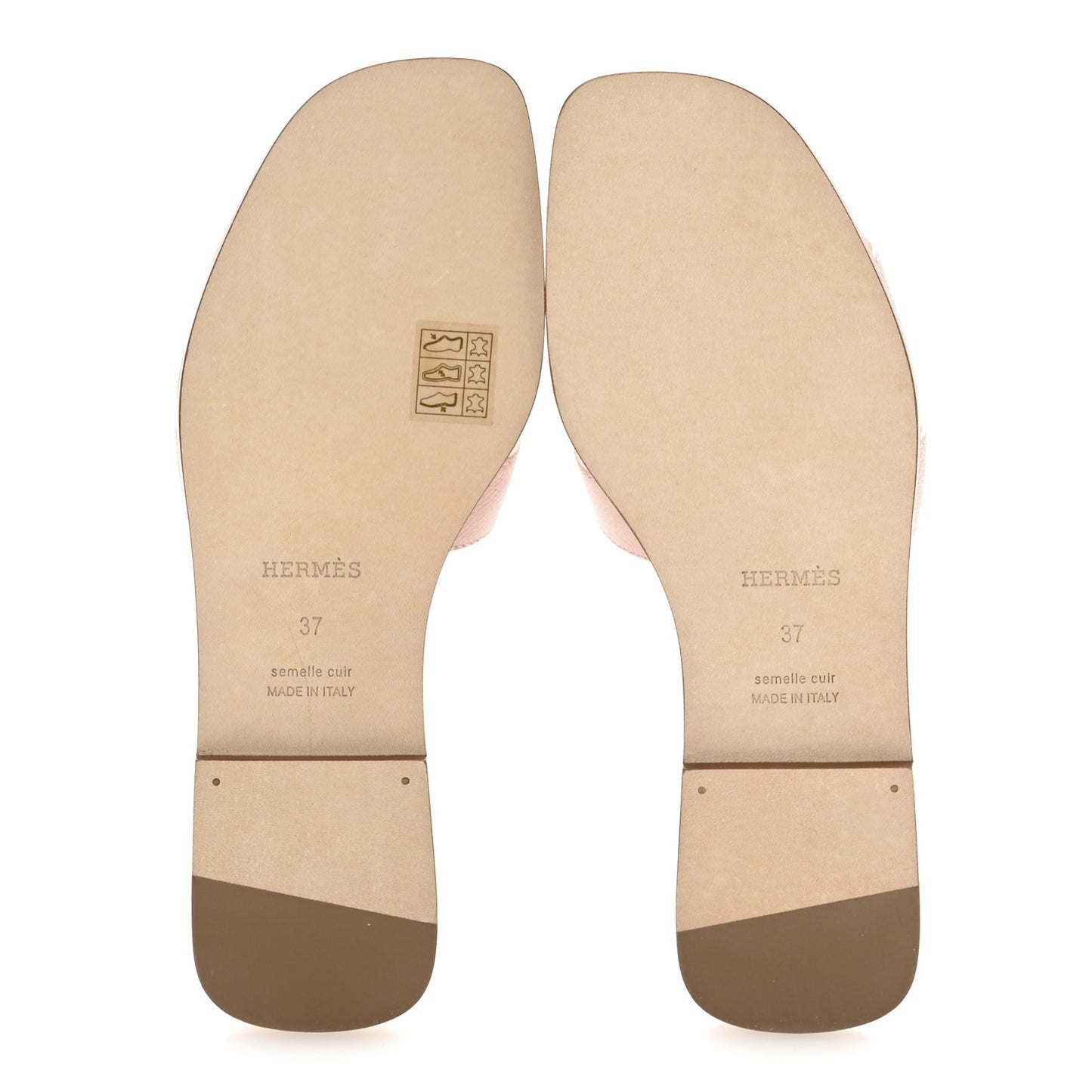 Epsom Oran Sandals 37 Rose Porcelaine