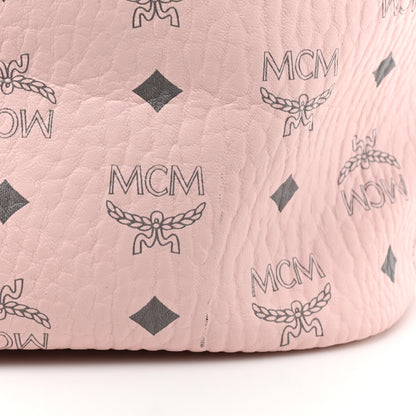 MCM Visetos Medium Liz Reversible Shopper Tote Powder Pink 15 of 16
