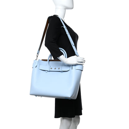 Burberry Marais Calfskin Medium Belt Bag Pale Blue 2 of 9