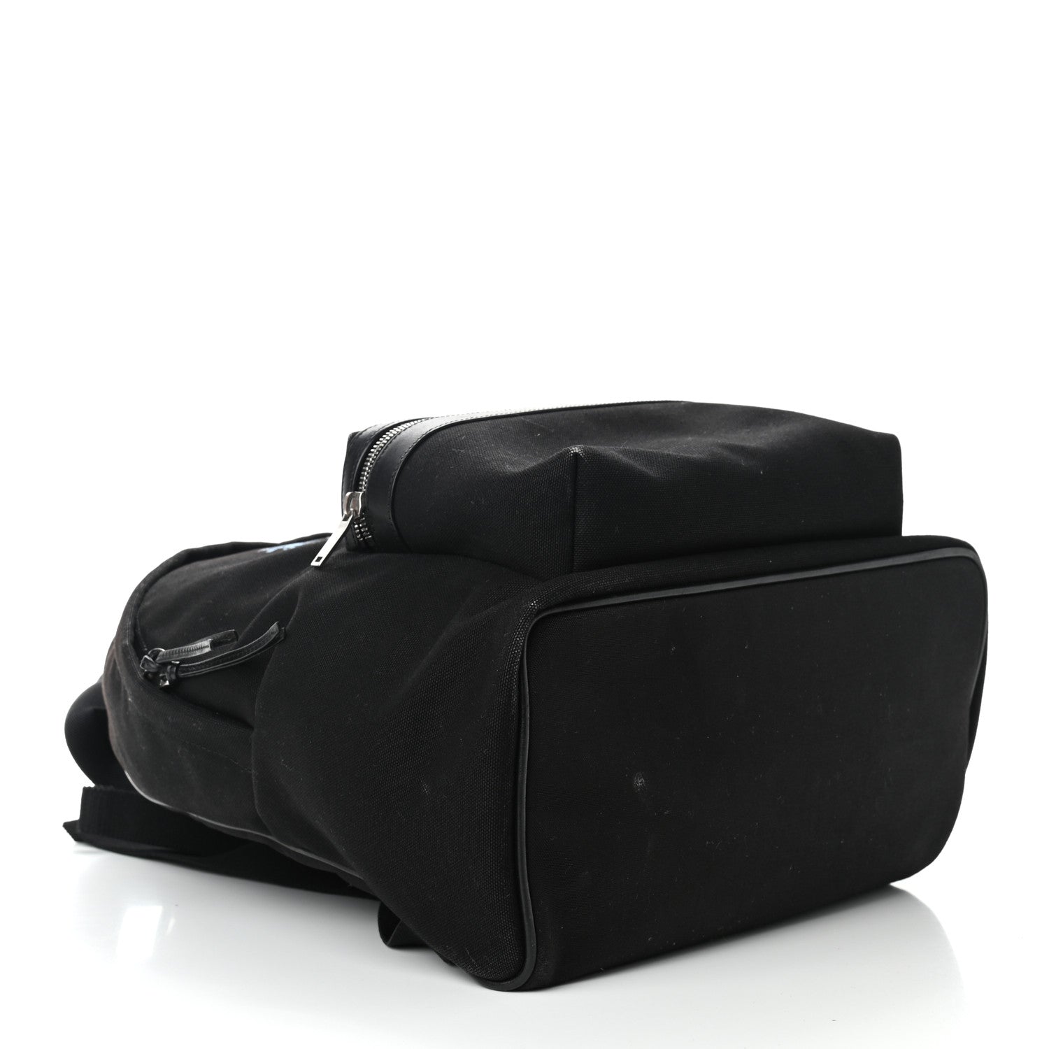 Saint Laurent Nylon Waiting For Sunset City Backpack Black 3 of 16