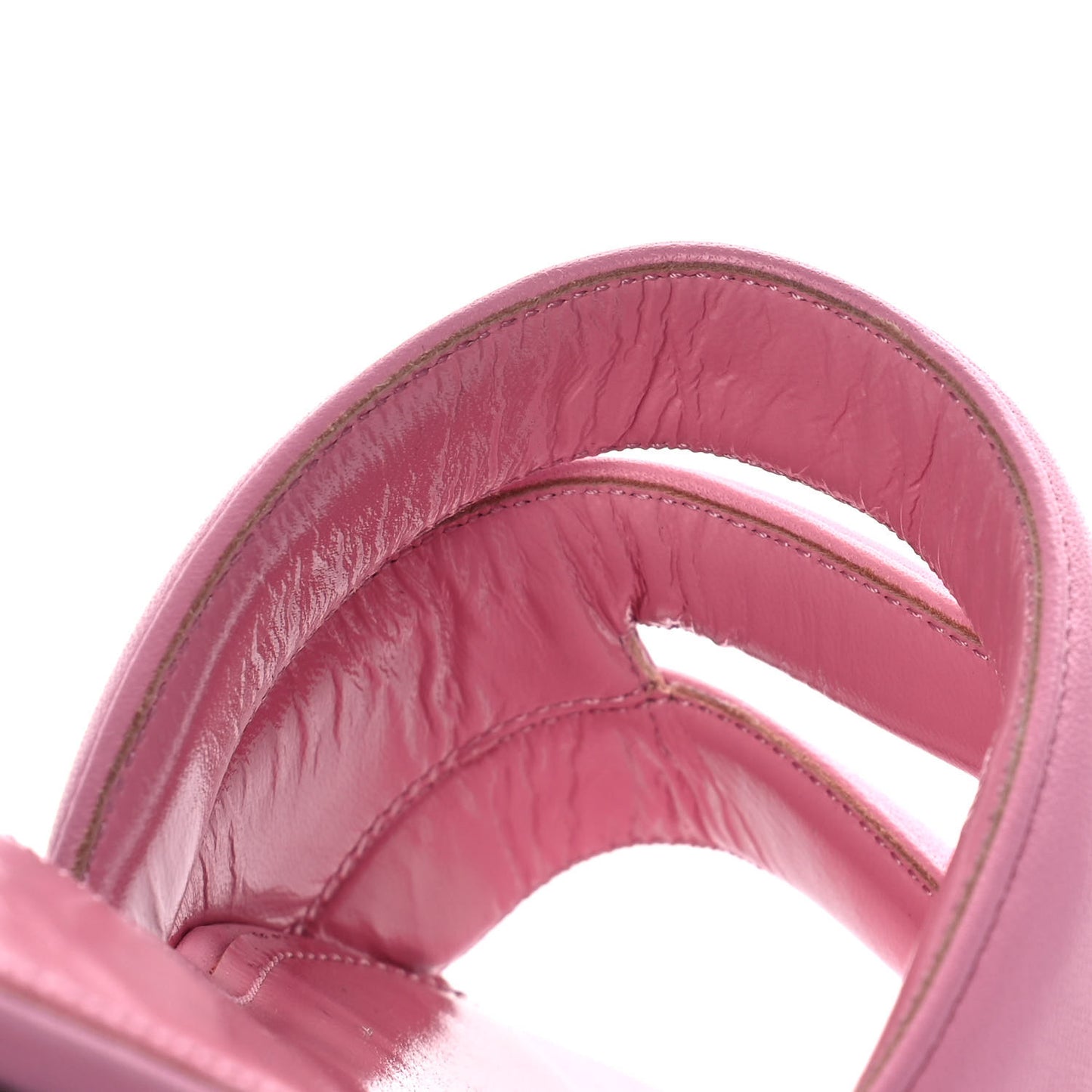 Nappa G Flat Sandals 39 Baby Pink
