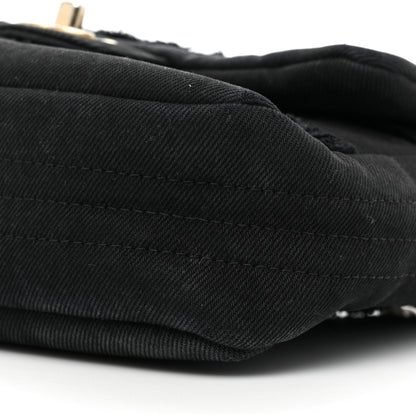 Chanel Denim Coco Flap Black 8 of 21