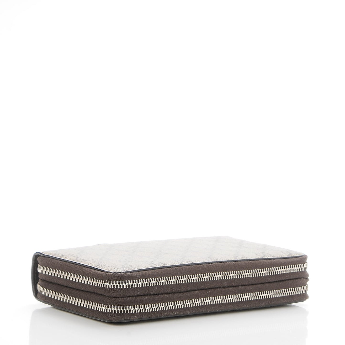 GG Supreme Monogram Travel Document Case Dark Brown