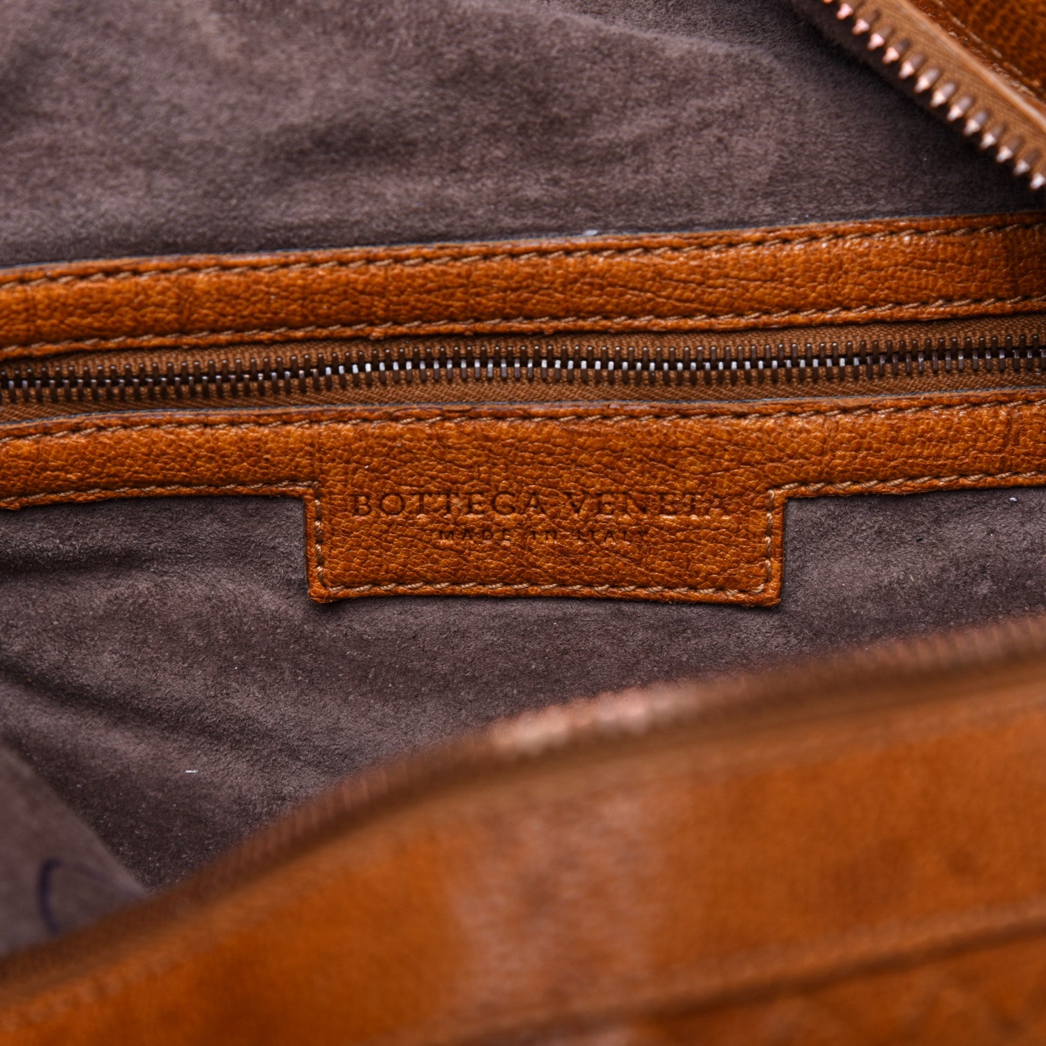 Bottega Veneta Goatskin Intrecciato Belly 76 Bag Brown 8 of 12