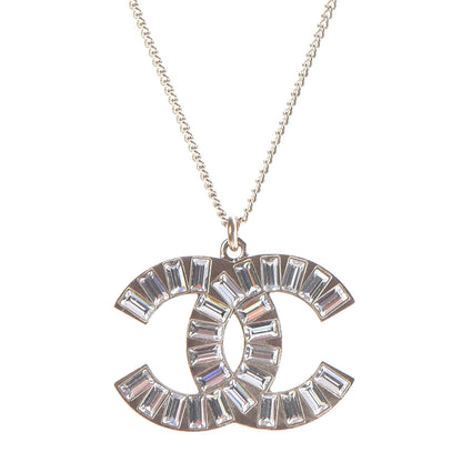 Chanel Baguette Crystal Large CC Necklace Gold 4 of 6