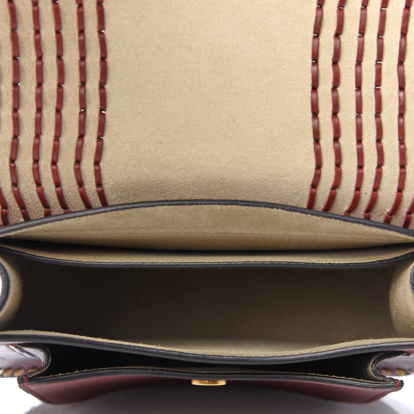 Calfskin Braided Small Hudson Shoulder Bag Sienna Red
