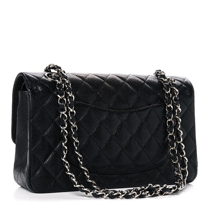 Chanel Caviar Quilted Medium Double Flap Black 3 of 14