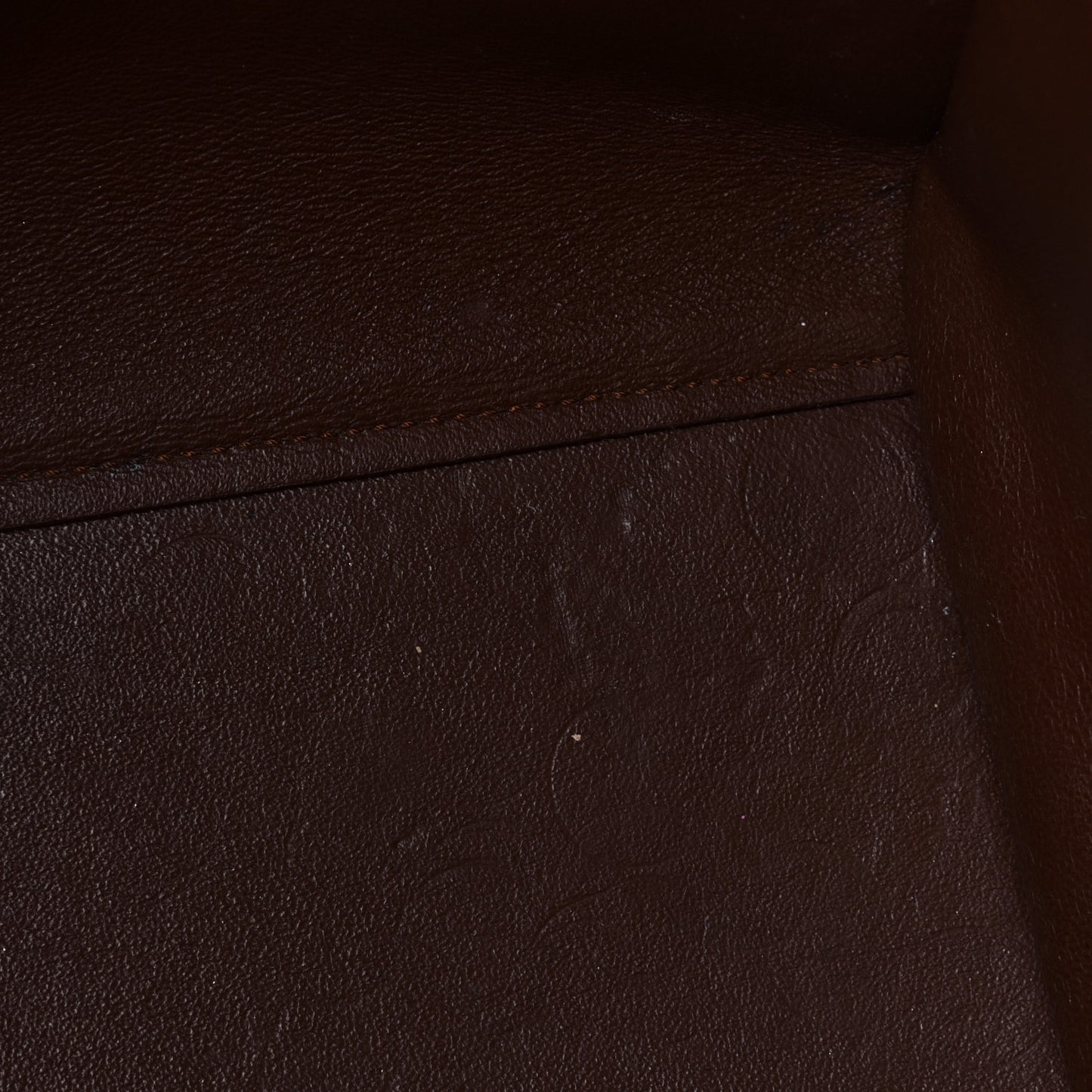 Drummed Calfskin Suede Medium Trapeze Navy Blue