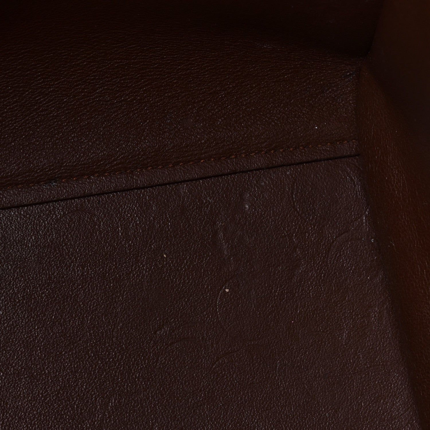 Celine Drummed Calfskin Suede Medium Trapeze Navy Blue 7 of 11