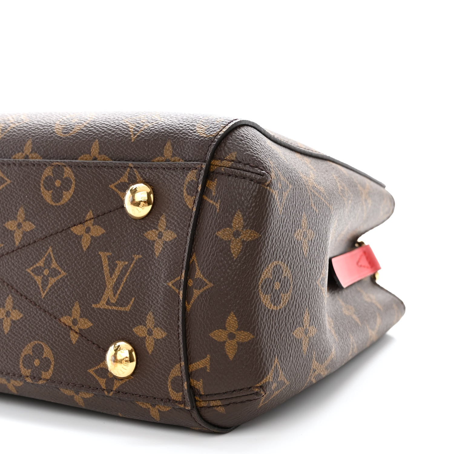 Louis Vuitton Monogram Braided Montaigne BB Coquelicot Creme Safran Peach 10 of 10