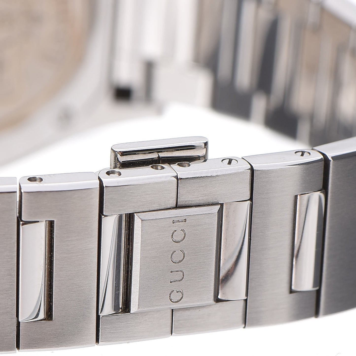 Stainless Steel Diamond Bezel Mother of Pearl 34mm Pantheon Chronograph Quartz Watch