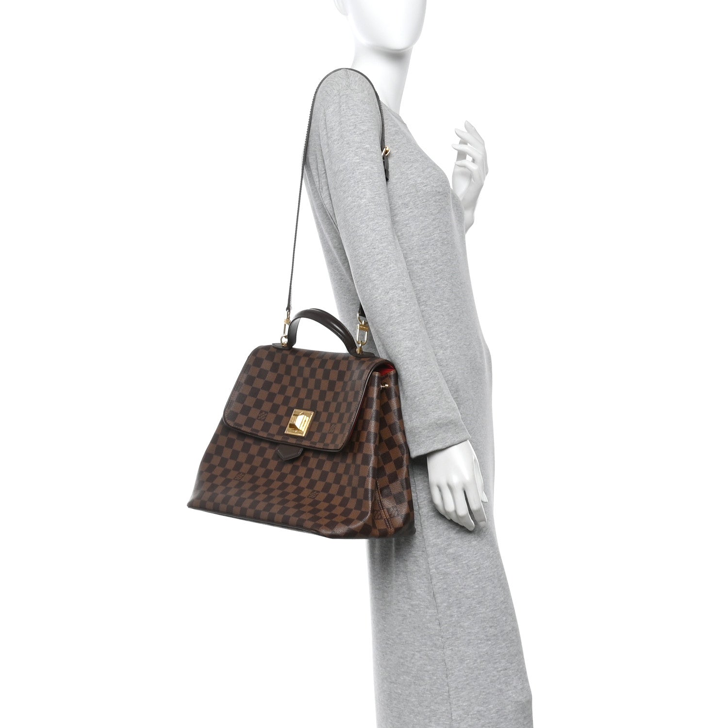Louis Vuitton Damier Ebene Bergamo GM 2 of 10