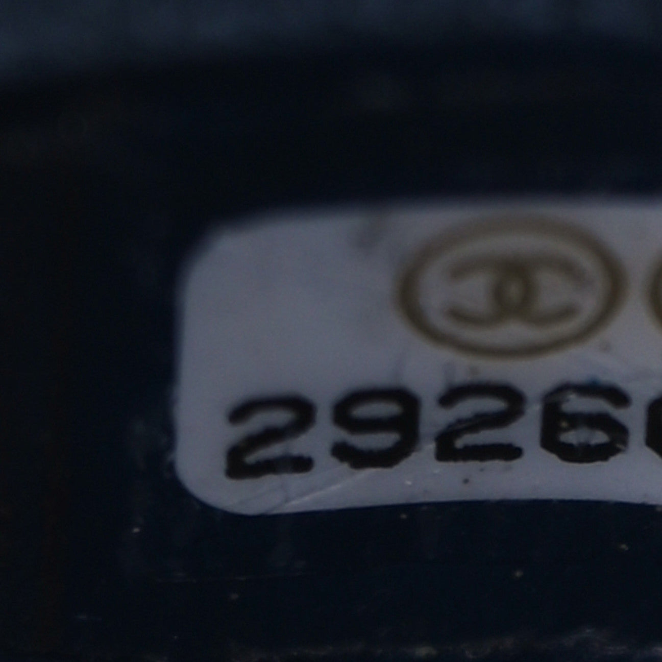 Chanel Lambskin Resin Elegant Chain Vanity Case Black 7 of 9