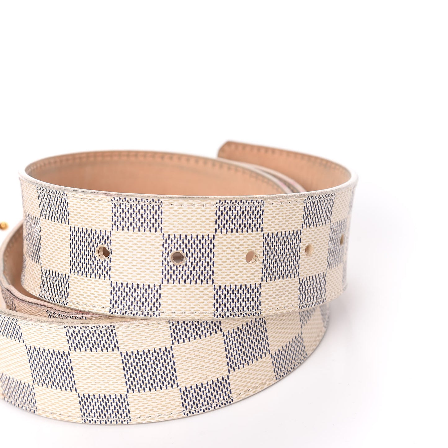 Damier Azur LV Initiales Belt 85 34