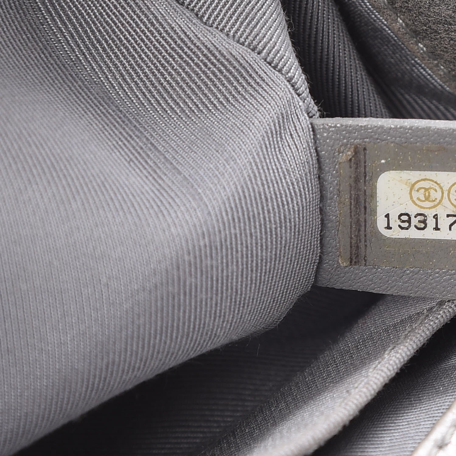 Chanel Metallic Calfskin Quilted Medium Boy Flap Silver 7 of 24
